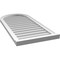Ekena Millwork Round Top Surface Mount PVC Gable Vent w/ 2"W x 2"P Brickmould Sill Frame, 20"W x 42"H GVPRT20X4203SN - alternate 4
